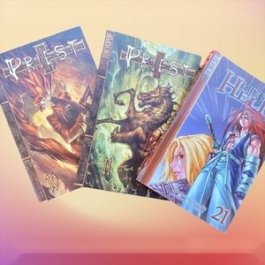 Tokyopop Manga Lot of 3 New Priest King Of Hell